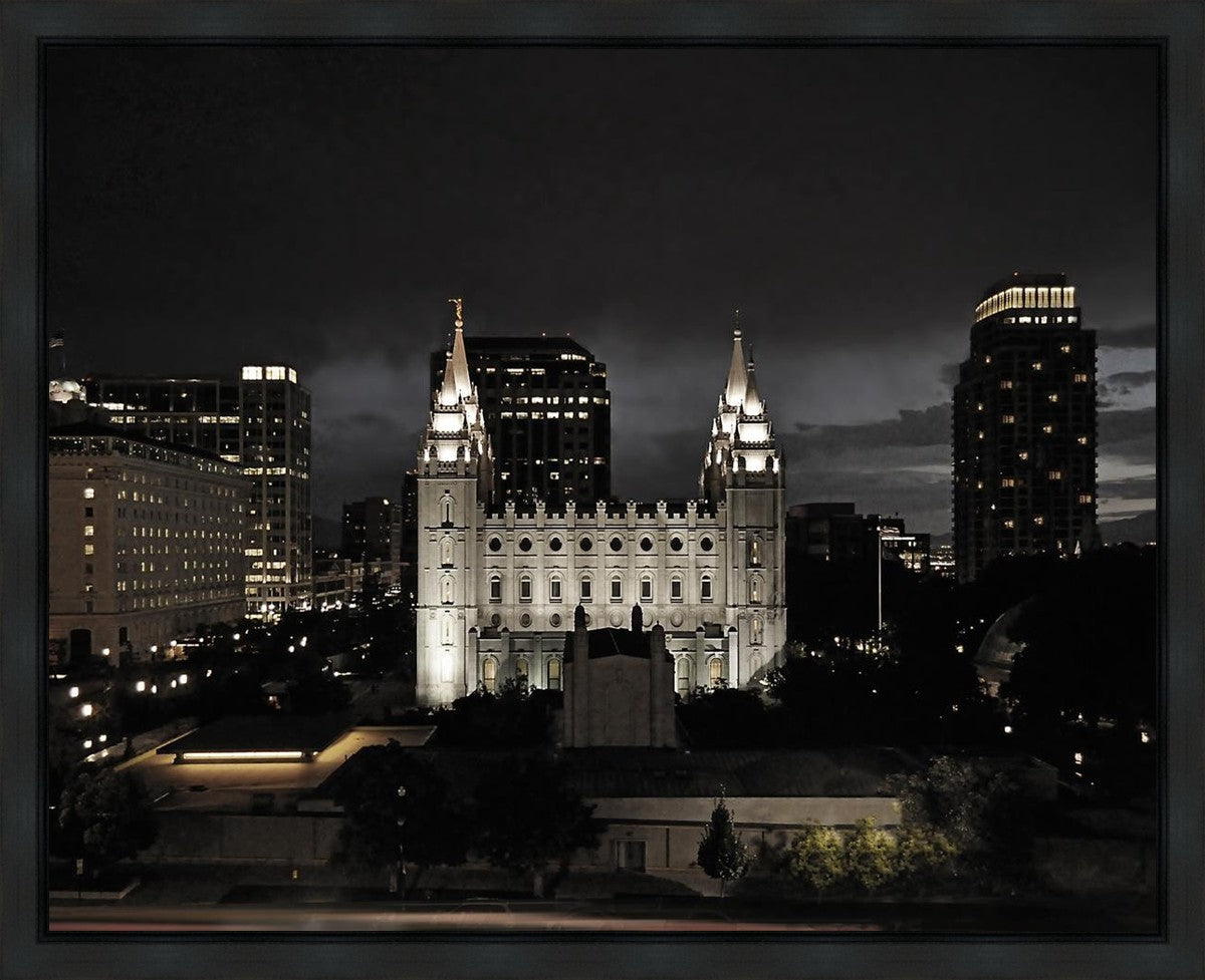 Salt Lake Summer's Eve Gallery Wrap