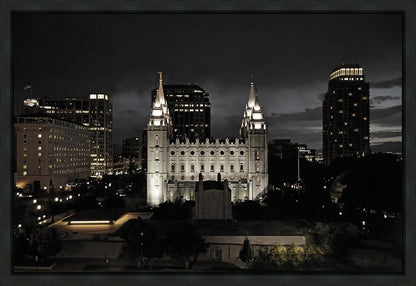 Salt Lake Summer's Eve Gallery Wrap