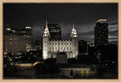 Salt Lake Summer's Eve Gallery Wrap