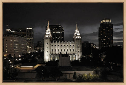 Salt Lake Summer's Eve Gallery Wrap