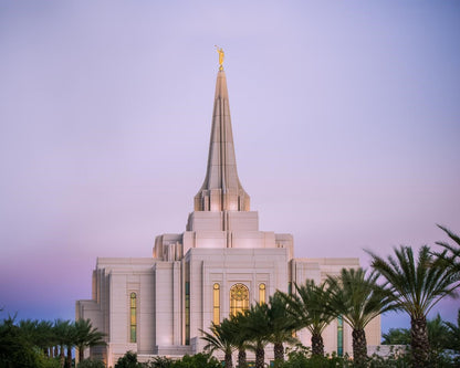 Gilbert Temple The Light Draweth Us To Him Gallery Wrap