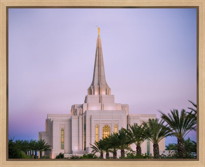Gilbert Temple The Light Draweth Us To Him Gallery Wrap