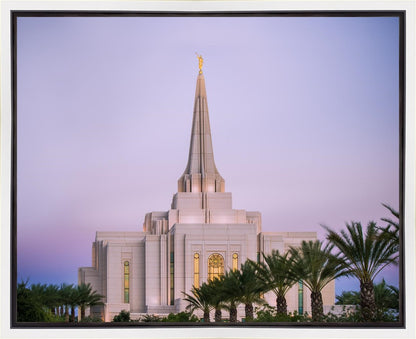 Gilbert Temple The Light Draweth Us To Him Gallery Wrap
