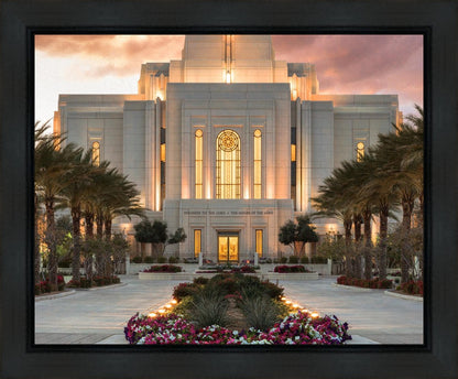 Gilbert Temple Glorified In Light Gallery Wrap