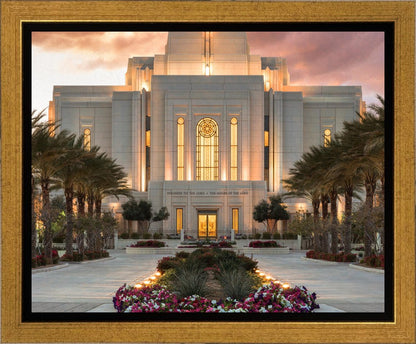 Gilbert Temple Glorified In Light Gallery Wrap