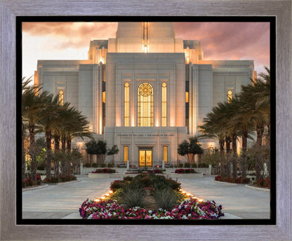 Gilbert Temple Glorified In Light Gallery Wrap