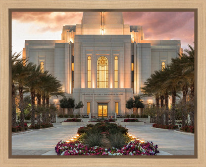 Gilbert Temple Glorified In Light Gallery Wrap