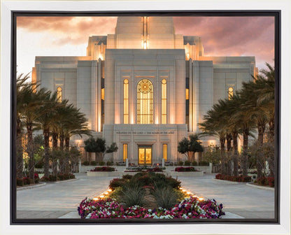 Gilbert Temple Glorified In Light Gallery Wrap