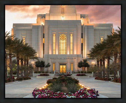 Gilbert Temple Glorified In Light Gallery Wrap