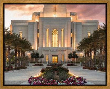 Gilbert Temple Glorified In Light Gallery Wrap