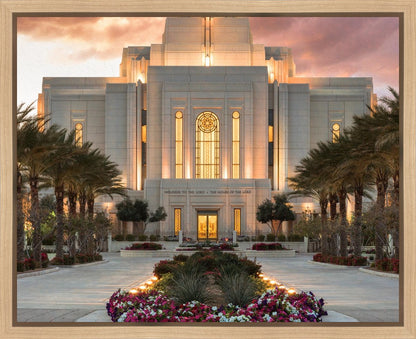 Gilbert Temple Glorified In Light Gallery Wrap