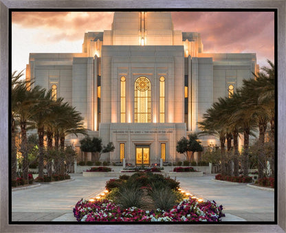 Gilbert Temple Glorified In Light Gallery Wrap