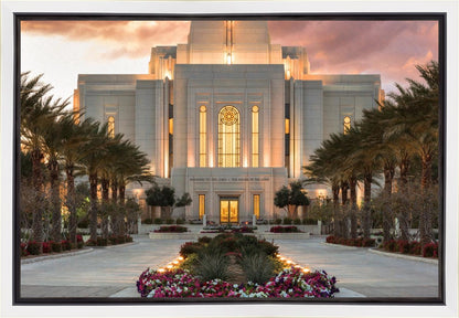Gilbert Temple Glorified In Light Gallery Wrap