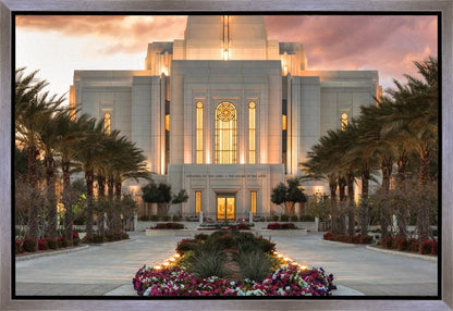 Gilbert Temple Glorified In Light Gallery Wrap