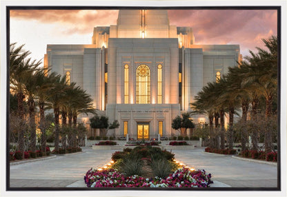 Gilbert Temple Glorified In Light Gallery Wrap