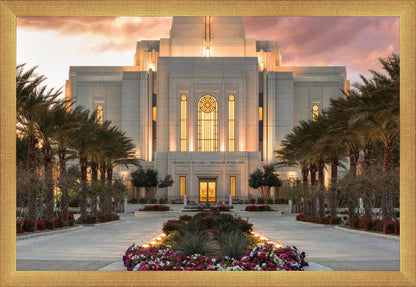 Gilbert Temple Glorified In Light