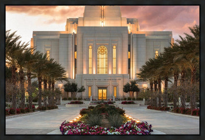 Gilbert Temple Glorified In Light Gallery Wrap