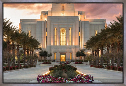 Gilbert Temple Glorified In Light Gallery Wrap