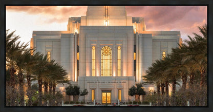 Gilbert Temple Glorified In Light Gallery Wrap
