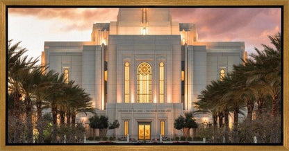 Gilbert Temple Glorified In Light Gallery Wrap