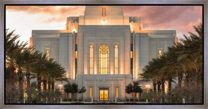 Gilbert Temple Glorified In Light Gallery Wrap