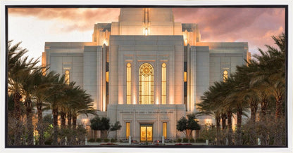 Gilbert Temple Glorified In Light Gallery Wrap