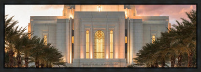 Gilbert Temple Glorified In Light Gallery Wrap