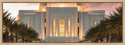 Gilbert Temple Glorified In Light Gallery Wrap