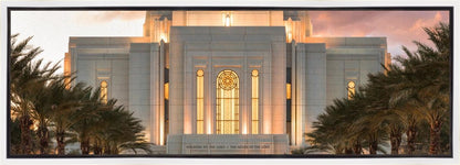 Gilbert Temple Glorified In Light Gallery Wrap