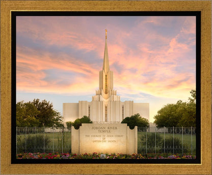 Jordan River Reminiscent Heavens Gallery Wrap