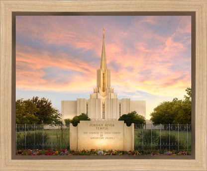 Jordan River Reminiscent Heavens Gallery Wrap