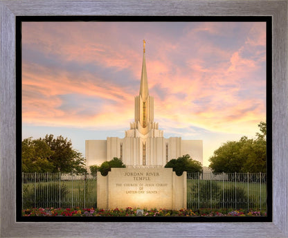 Jordan River Reminiscent Heavens Gallery Wrap