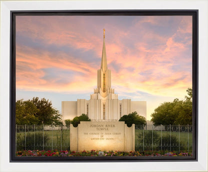 Jordan River Reminiscent Heavens Gallery Wrap