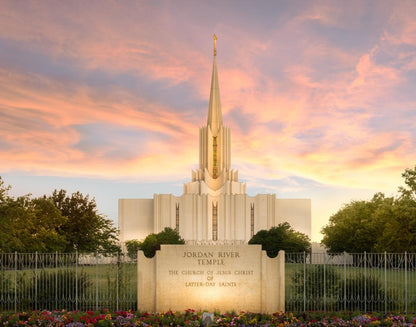 Jordan River Reminiscent Heavens Gallery Wrap