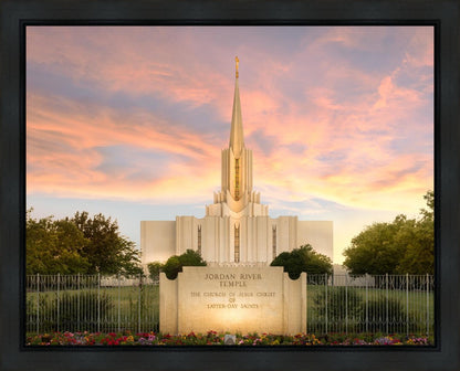 Jordan River Reminiscent Heavens Gallery Wrap