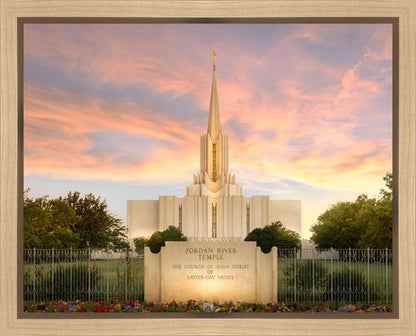 Jordan River Reminiscent Heavens Gallery Wrap