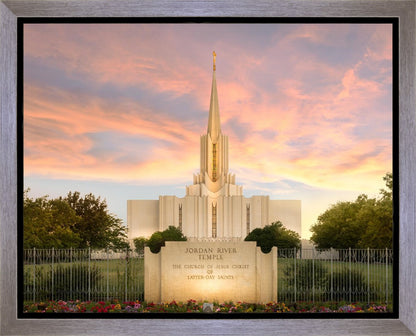 Jordan River Reminiscent Heavens Gallery Wrap