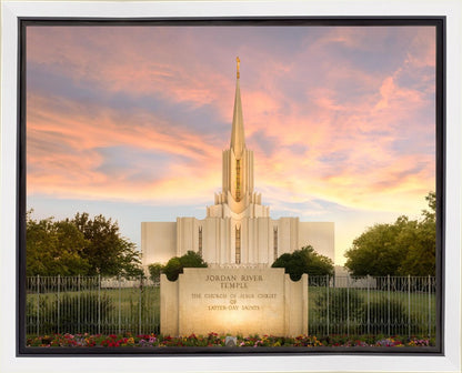 Jordan River Reminiscent Heavens Gallery Wrap