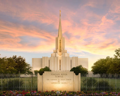 Jordan River Reminiscent Heavens Gallery Wrap