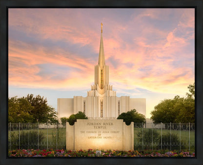 Jordan River Reminiscent Heavens Gallery Wrap