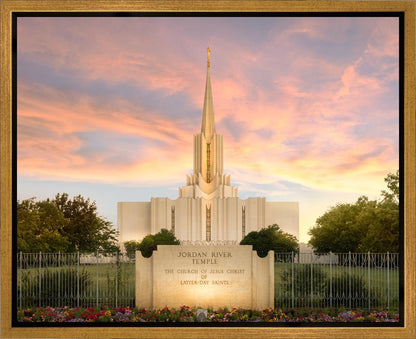 Jordan River Reminiscent Heavens Gallery Wrap