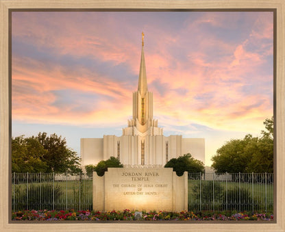 Jordan River Reminiscent Heavens Gallery Wrap