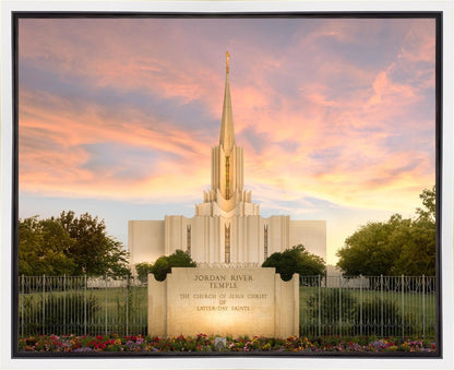 Jordan River Reminiscent Heavens Gallery Wrap