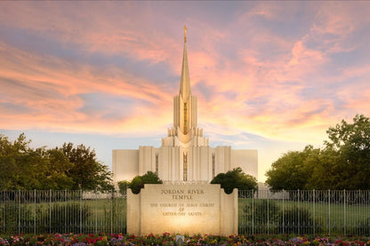 Jordan River Reminiscent Heavens Gallery Wrap