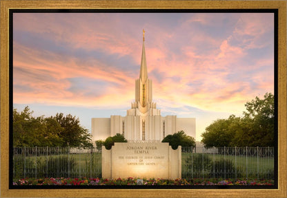 Jordan River Reminiscent Heavens Gallery Wrap