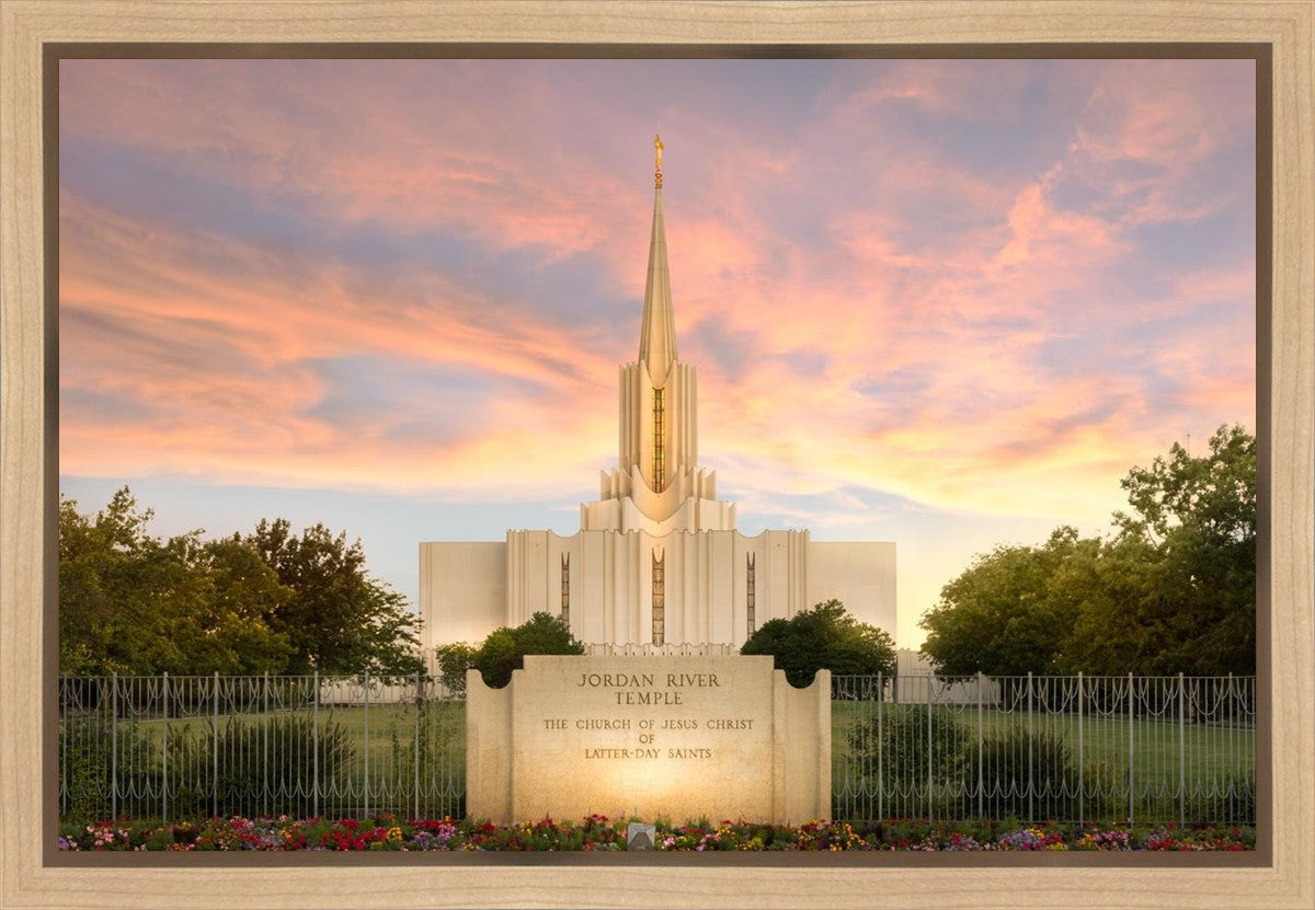 Jordan River Reminiscent Heavens Gallery Wrap