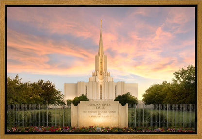 Jordan River Reminiscent Heavens Gallery Wrap