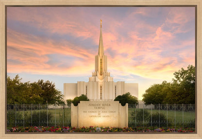 Jordan River Reminiscent Heavens Gallery Wrap