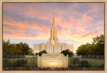 Jordan River Reminiscent Heavens Gallery Wrap