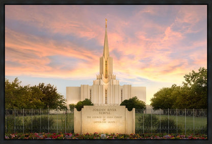 Jordan River Reminiscent Heavens Gallery Wrap